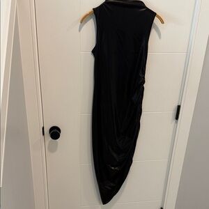 Cider Black Asymmetrical Sleeveless Dress size small